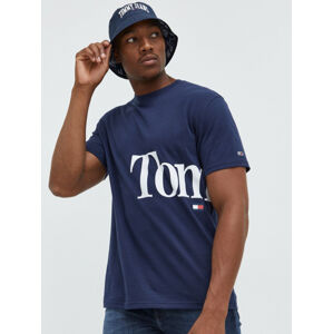 Tommy Jeans pánské modré tričko - XXL (C87)